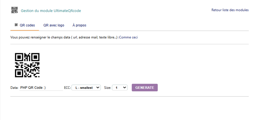 Free QR code generator