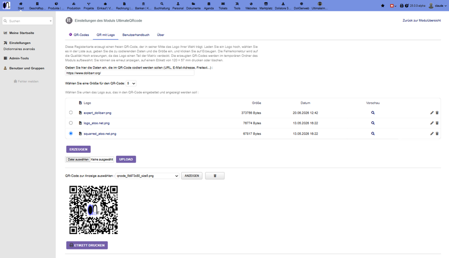QR-Code-Generator mit Logo