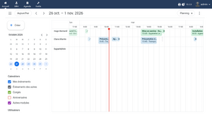 Planning par collaborateur