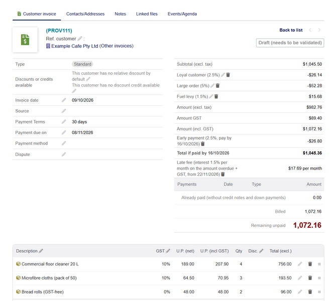 File:DolibarrUserAustralia-InvoiceDiscounts-invoice.png