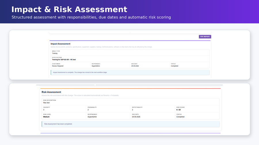 Impact and Risk Assessment
