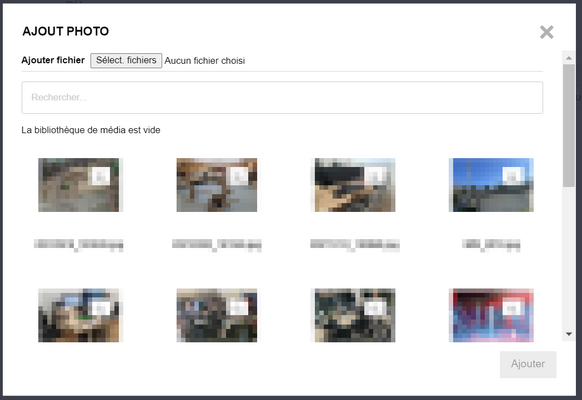 Lorsque vous ajoutez une photo, vous pouvez la retrouver dans les documents GED media