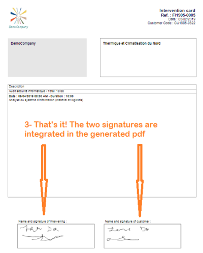 SoleilSign - Preview of the generated pdf