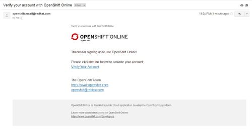 Verify your account with OpenShift Online.JPG