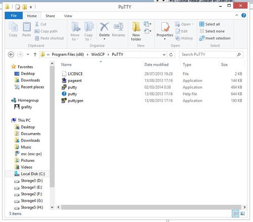 Folder WinSCP - PUTTY.JPG