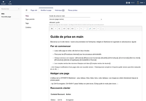 L'éditeur Markdown visuel