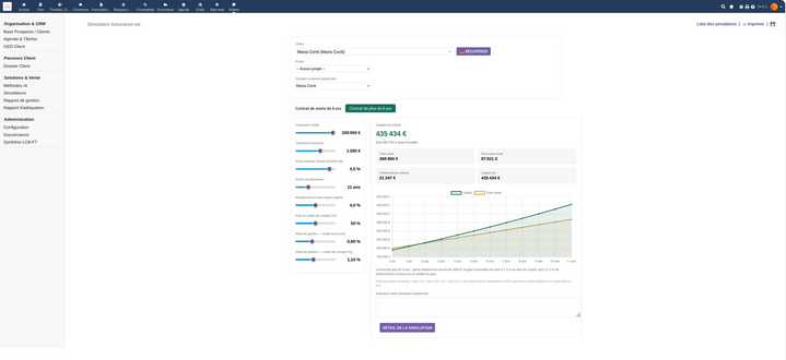 Simulateur Assurance-vie